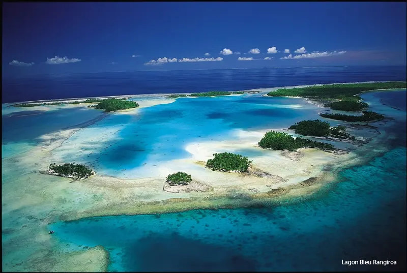 Le Lagon Bleu vu du ciel
